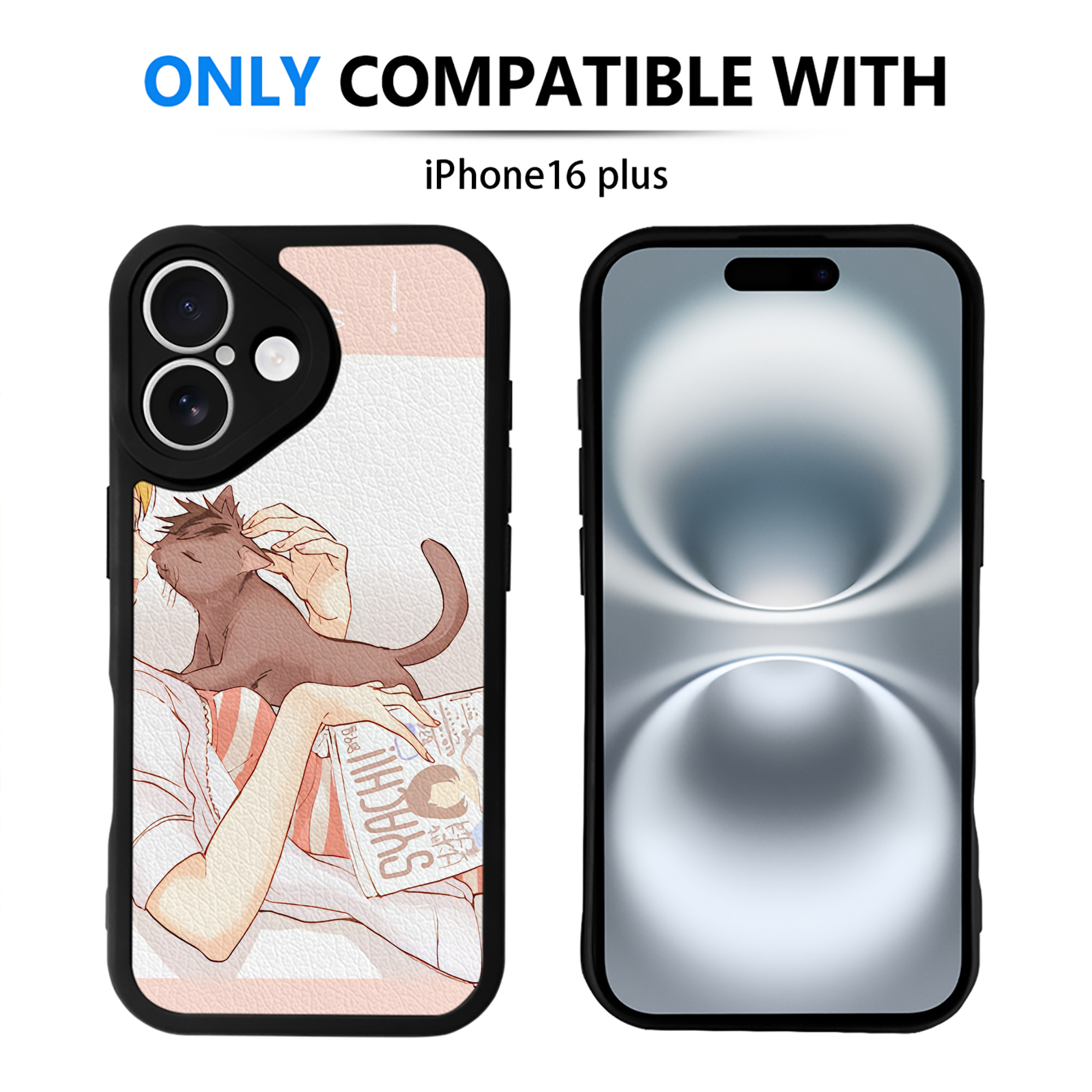 （画像用） ハイキュー!! Haikyu!! 【iPhone 16シリーズ対応】シリコンスマホケース（レザー調） 材質：シリコン
